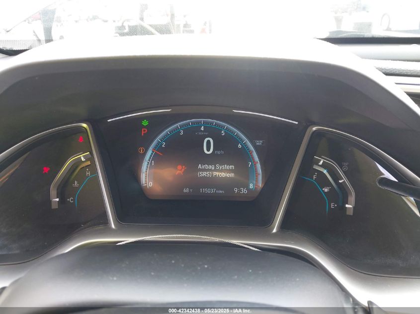 2018 Honda Civic Ex-T VIN: JHMFC1F38JX020125 Lot: 42342438