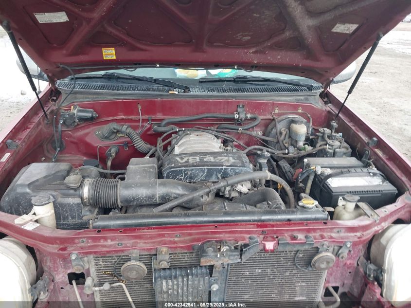 2000 Toyota Tundra Sr5 V8 VIN: 5TBRT3416YS003571 Lot: 42342541