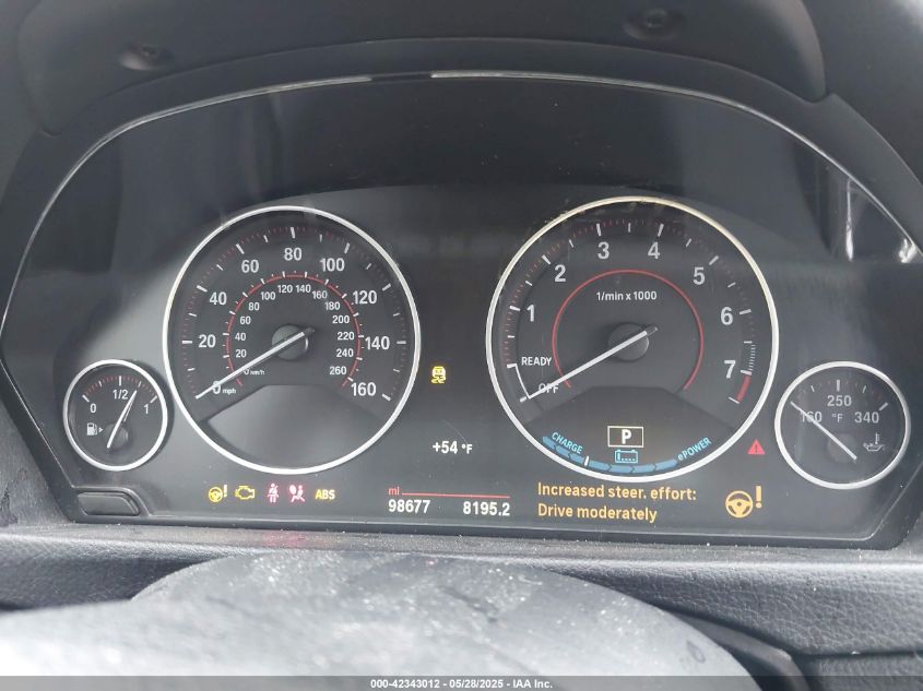 2017 BMW 330E IPERFORMANCE - WBA8E1C59HK479999