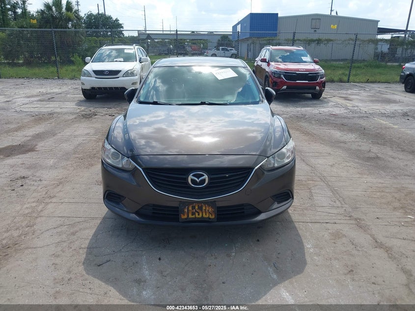 2016 MAZDA MAZDA6 VIN: JM1GJ1V53G1468217