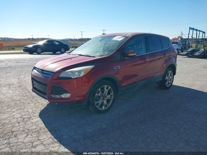Vin: 1fmcu9hx1duc51319, lot: 42836536, ford escape sel 20132