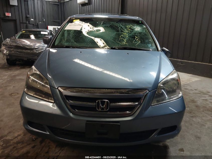 2007 Honda Odyssey Ex-L VIN: 5FNRL38687B023840 Lot: 42344491