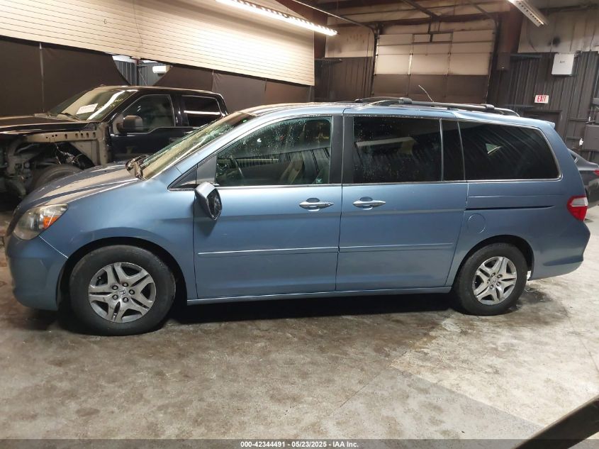 2007 Honda Odyssey Ex-L VIN: 5FNRL38687B023840 Lot: 42344491