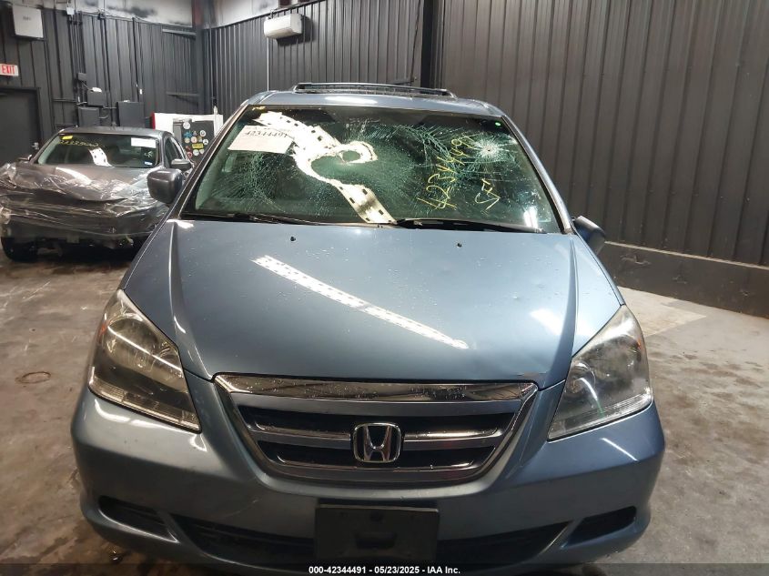 2007 Honda Odyssey Ex-L VIN: 5FNRL38687B023840 Lot: 42344491