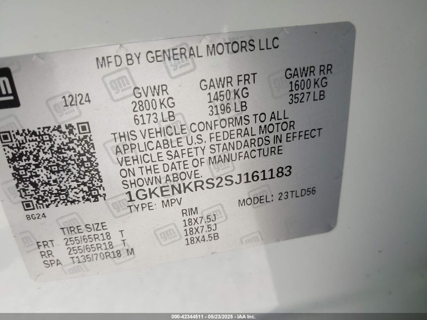 2025 GMC Acadia - 1GKENKRS2SJ161183