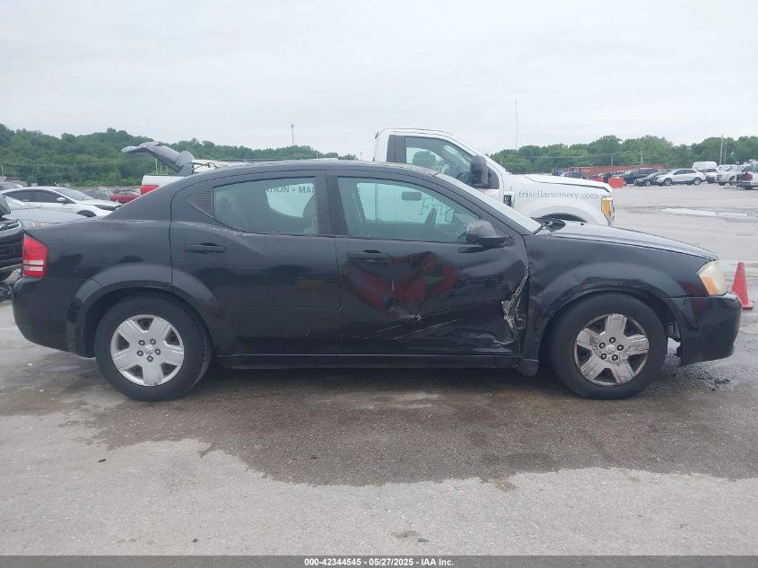 2008 Dodge Avenger Se VIN: 1B3LC46K48N537930 Lot: 42344545