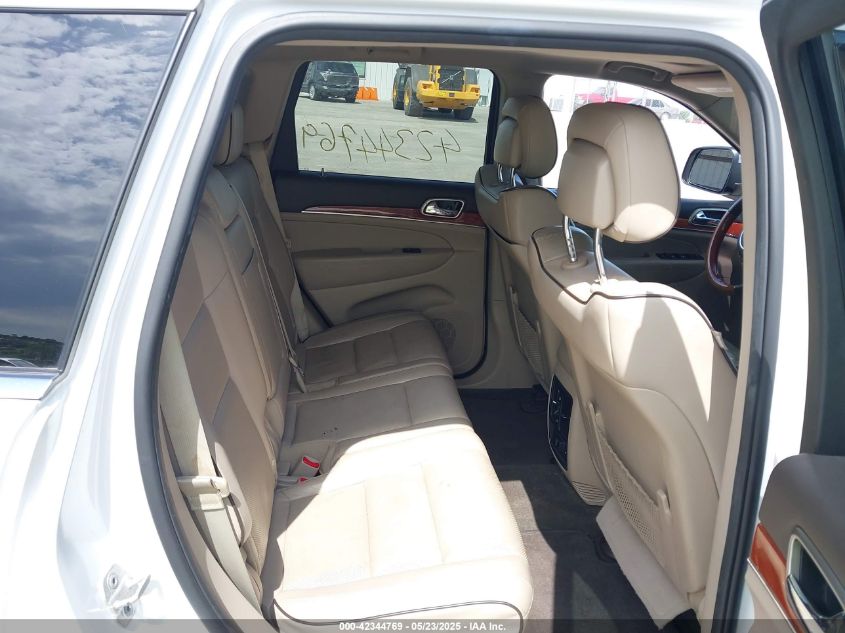 2013 Jeep Grand Cherokee Overland VIN: 1C4RJFCG4DC643939 Lot: 42344769