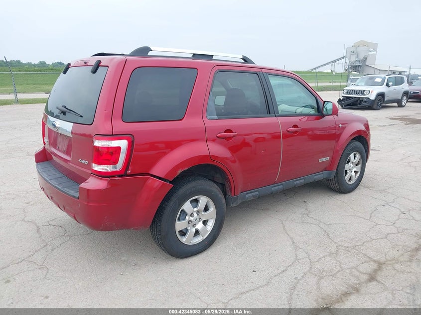 2008 FORD ESCAPE VIN: 1FMCU94178KE52807