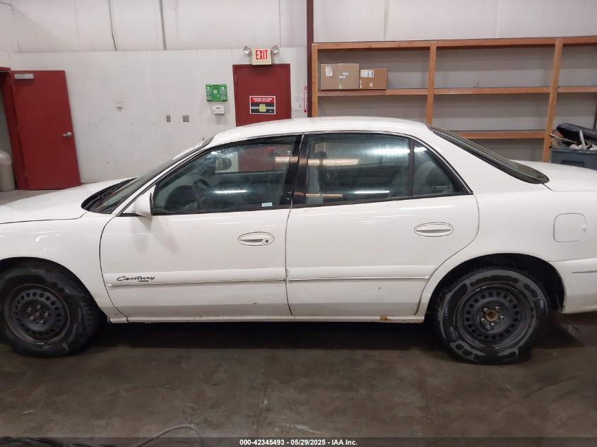 2002 Buick Century Custom VIN: 2G4WS52J121198615 Lot: 42345493