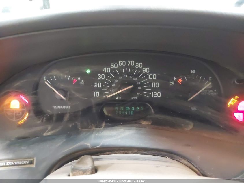 2002 Buick Century Custom VIN: 2G4WS52J121198615 Lot: 42345493