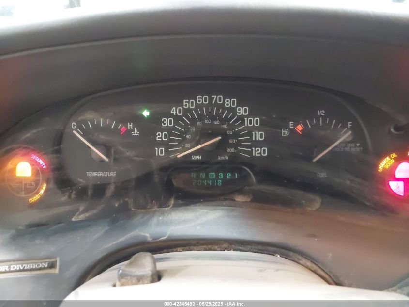 2002 Buick Century Custom VIN: 2G4WS52J121198615 Lot: 42345493