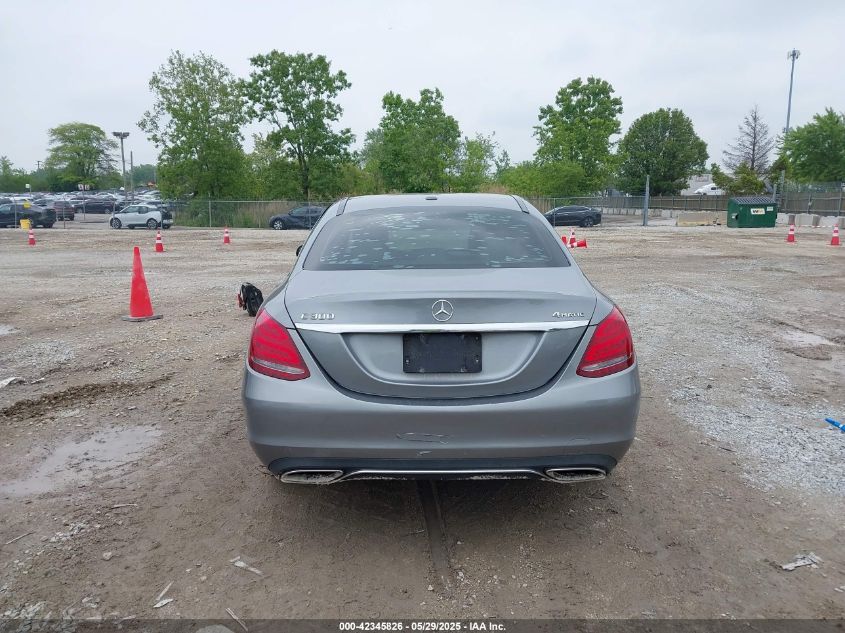 2015 Mercedes-Benz C 300 4Matic/Luxury 4Matic/Sport 4Matic VIN: 55SWF4KB7FU033536 Lot: 42345826