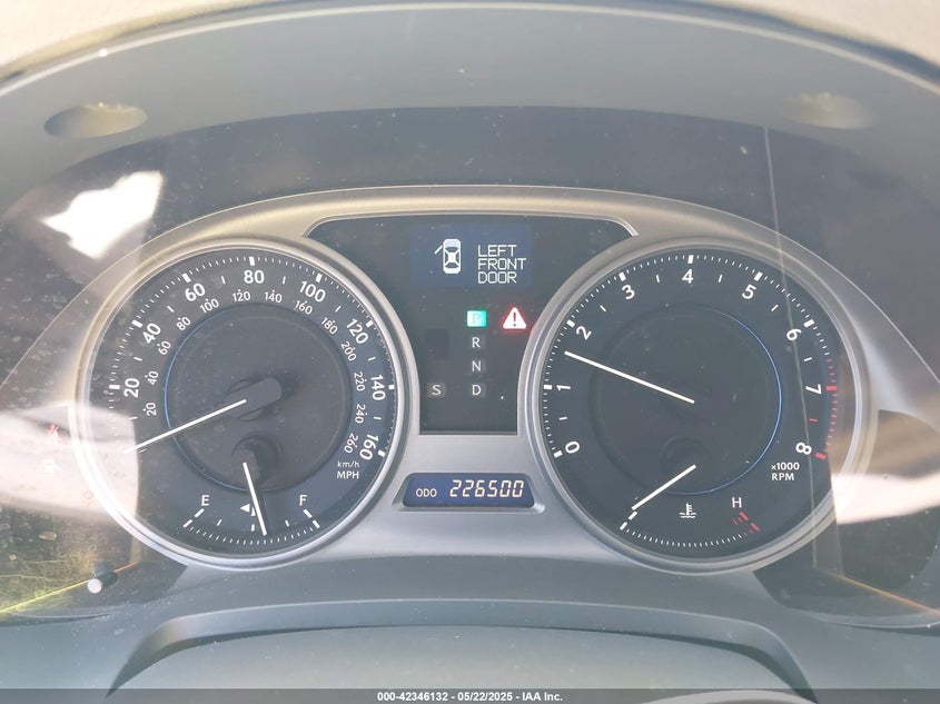2010 LEXUS IS 250 VIN: JTHBF5C22A5125439