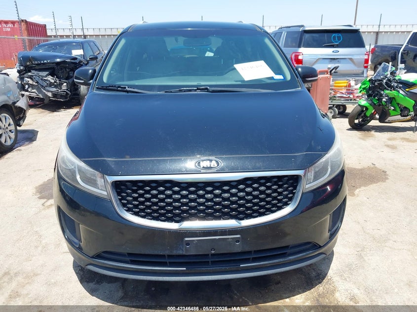 2016 Kia Sedona Lx VIN: KNDMB5C13G6196102 Lot: 42346486