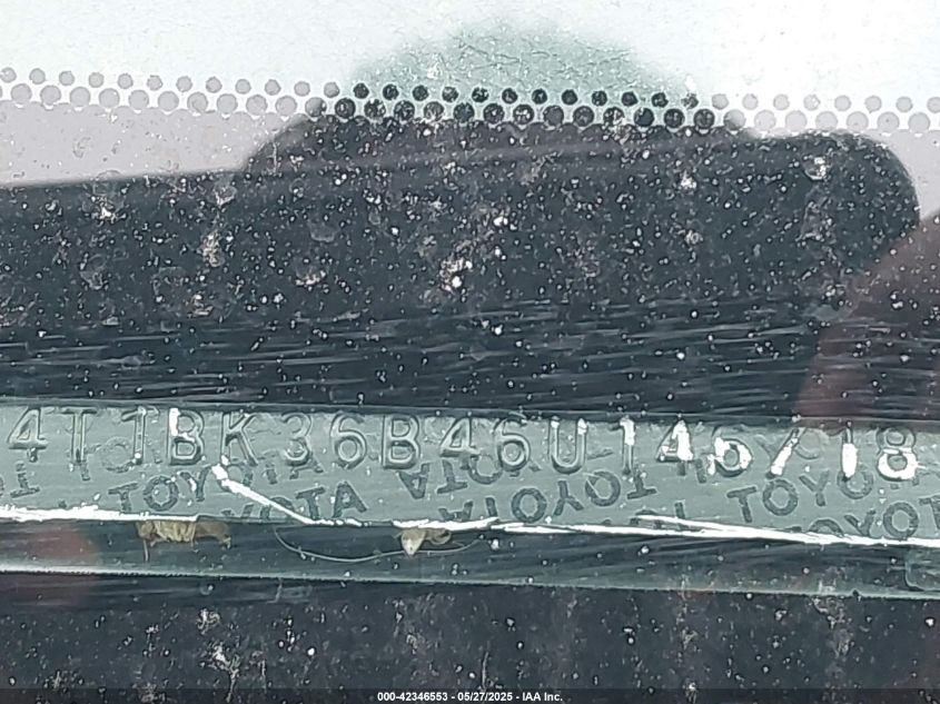 2006 Toyota Avalon Touring VIN: 4T1BK36B46U146718 Lot: 42346553