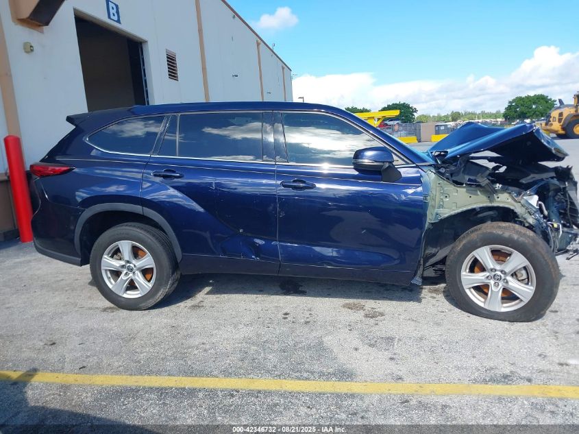 2021 Toyota Highlander L VIN: 5TDCZRAH0MS078583 Lot: 42346732