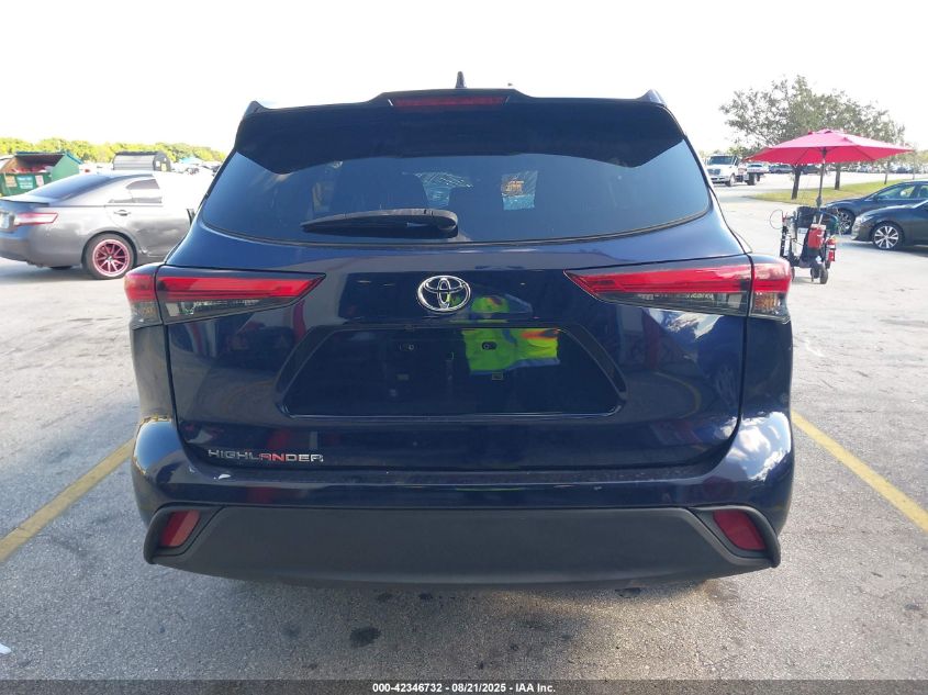 2021 Toyota Highlander L VIN: 5TDCZRAH0MS078583 Lot: 42346732