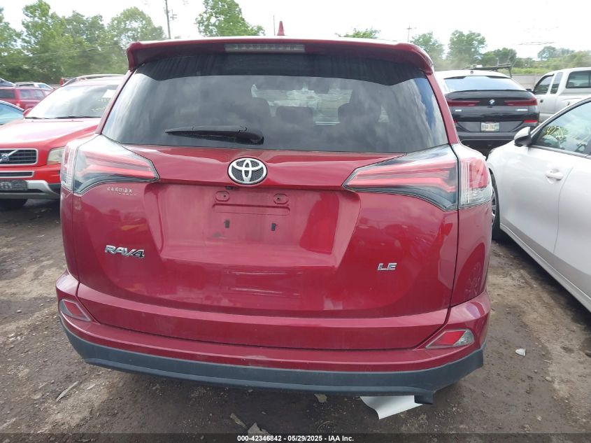 2018 Toyota Rav4 Le VIN: 2T3ZFREV0JW436178 Lot: 42346842