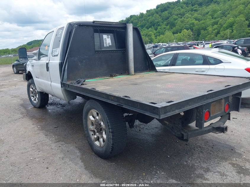 2005 Ford F-350 Lariat/Xl/Xlt white truck diesel 1FTWX31P75ED05170 photo #4
