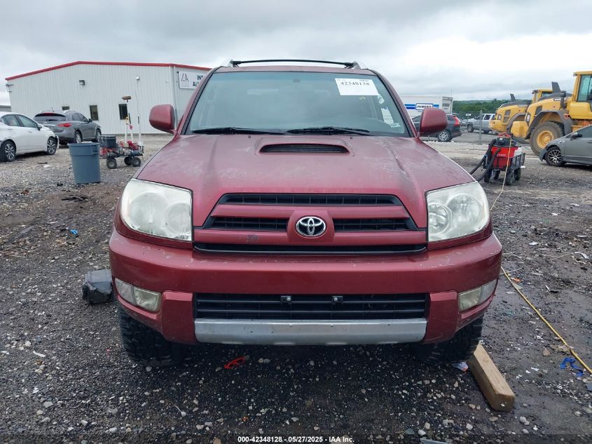 2005 Toyota 4Runner Sr5 Sport V6/Sr5 V6 VIN: JTEBU14R758029334 Lot: 42348128