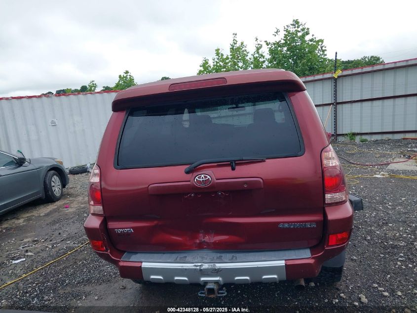 2005 Toyota 4Runner Sr5 Sport V6/Sr5 V6 VIN: JTEBU14R758029334 Lot: 42348128