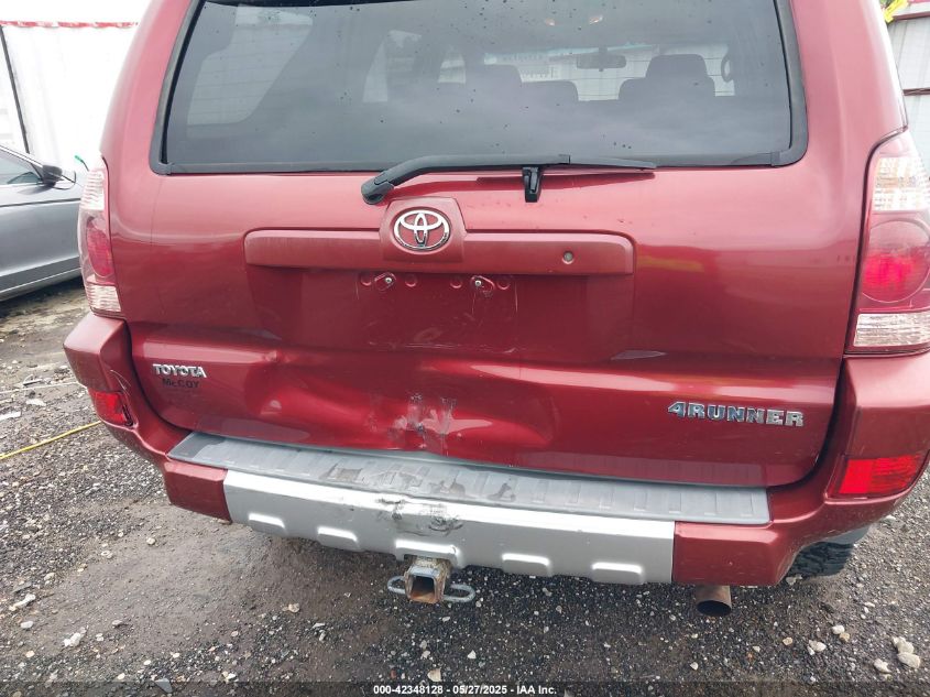 2005 Toyota 4Runner Sr5 Sport V6/Sr5 V6 VIN: JTEBU14R758029334 Lot: 42348128