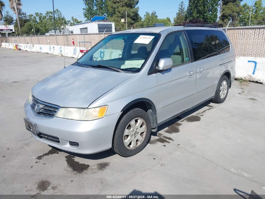 2002 Honda Odyssey Ex VIN: 2HKRL186X28513999 Lot: 42348131