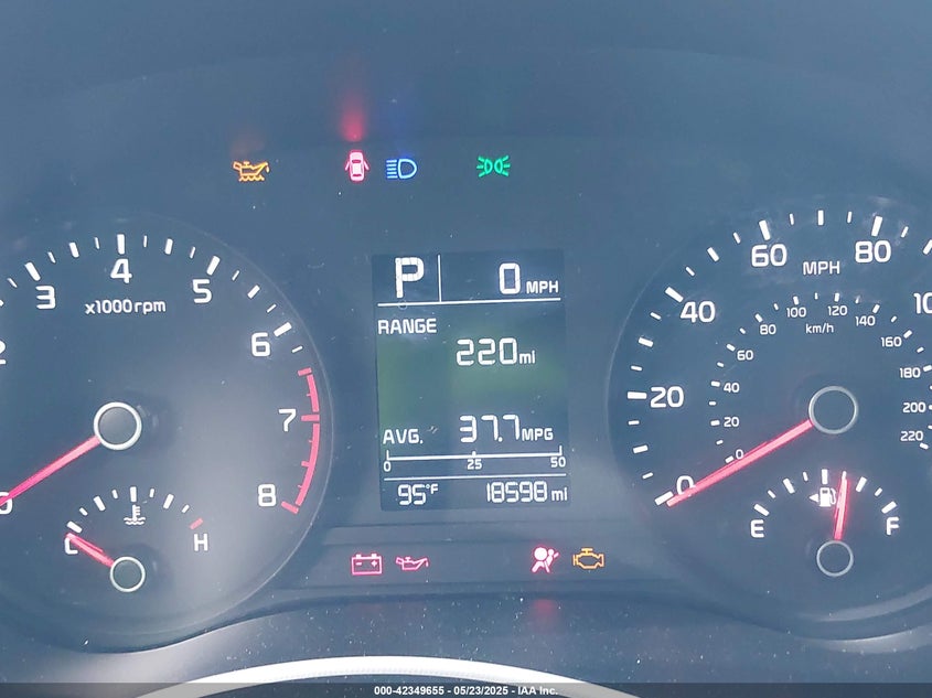 VIN 3KPA24AD5PE619833 2023 KIA RIO LX
