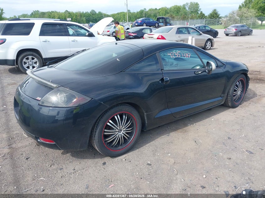 2007 MITSUBISHI ECLIPSE VIN: 4A3AK64F07E056675