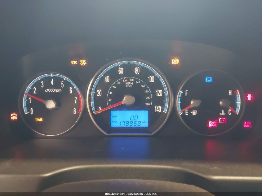 2009 Hyundai Santa Fe Se/Limited VIN: 5NMSH73E49H282271 Lot: 42351981