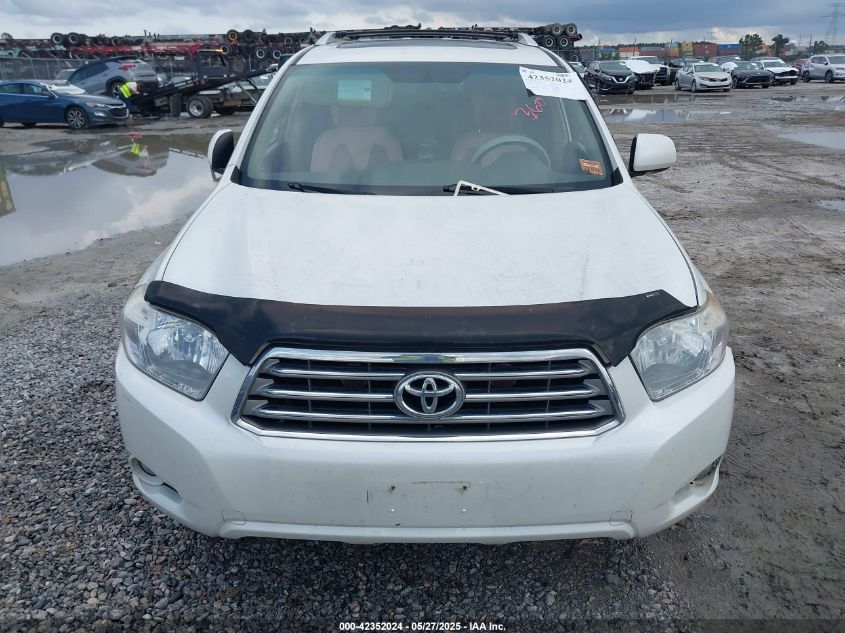 2008 Toyota Highlander Limited VIN: JTEES42A782D12963 Lot: 42352024
