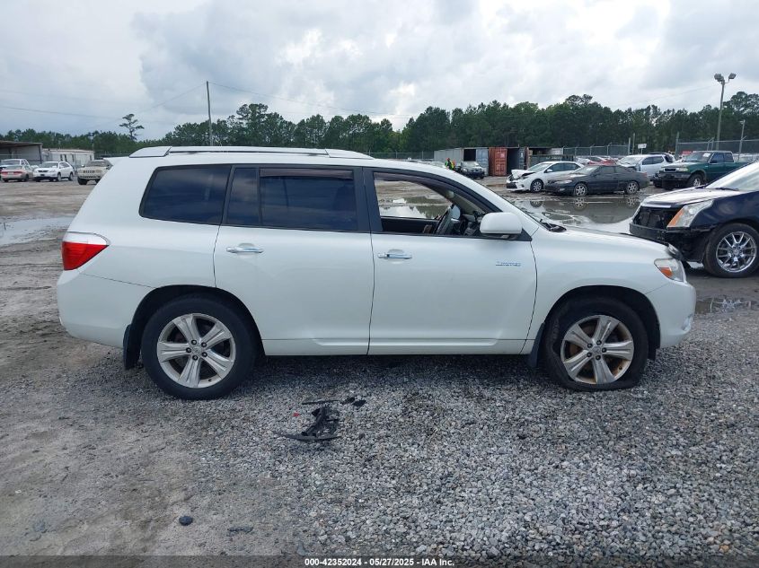 2008 Toyota Highlander Limited VIN: JTEES42A782D12963 Lot: 42352024
