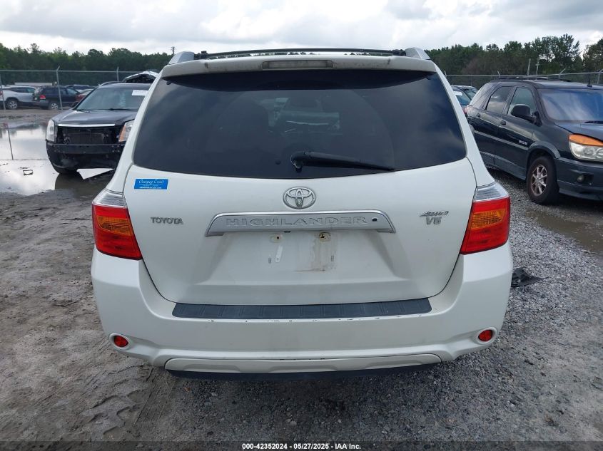 2008 Toyota Highlander Limited VIN: JTEES42A782D12963 Lot: 42352024