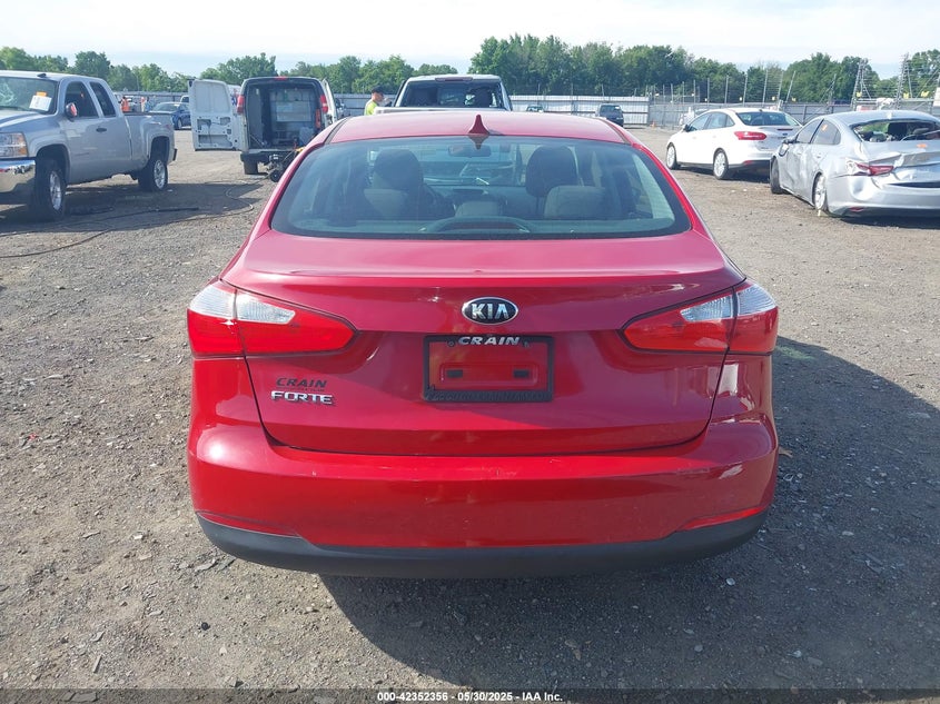2016 KIA FORTE LX - KNAFX4A65G5542771