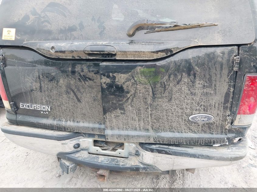 2004 Ford Excursion Xls/Xlt VIN: 1FMNU41L44EB33858 Lot: 42352960