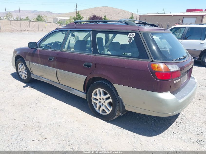 4S3BH6657Y7644881 2000 SUBARU OUTBACK photo no. 3