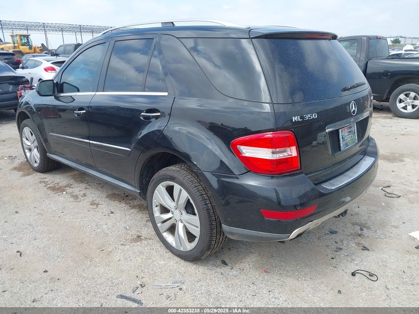 2009 Mercedes-Benz Ml 350 4Matic black suv gasoline 4JGBB86E09A522070 photo #4