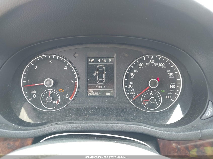 2012 VOLKSWAGEN PASSAT VIN: 1VWCN7A34CC070830