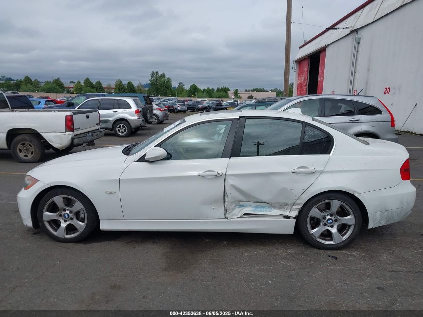2007 BMW 335I VIN: WBAVB73587VF52911 Lot: 42353638