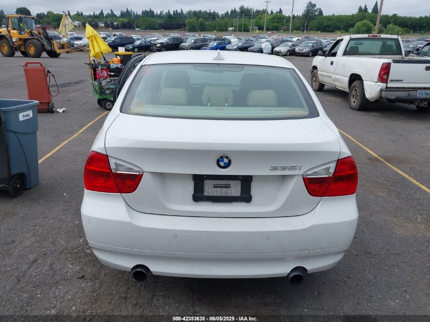 2007 BMW 335I VIN: WBAVB73587VF52911 Lot: 42353638
