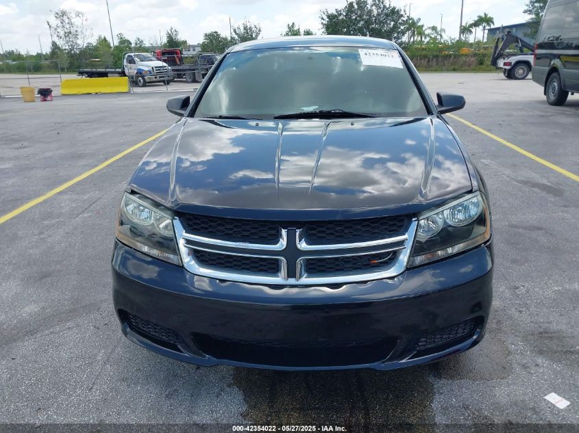 2014 Dodge Avenger Se VIN: 1C3CDZAB2EN148994 Lot: 42354022