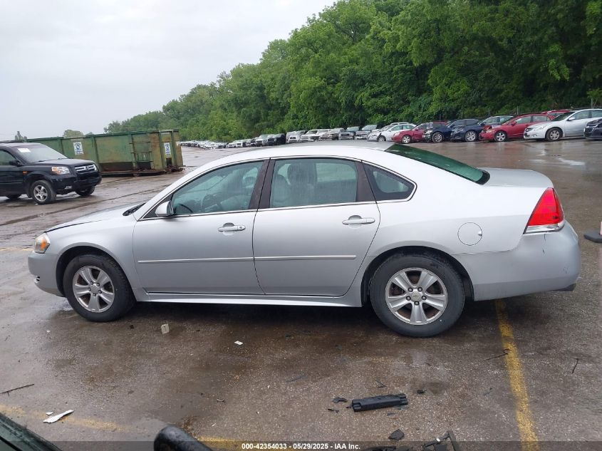 2012 Chevrolet Impala Ls VIN: 2G1WF5E36C1329490 Lot: 42354033