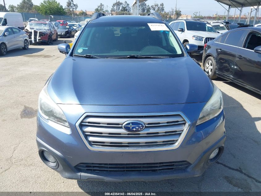 2015 Subaru Outback 2.5I Premium VIN: 4S4BSACC5F3280676 Lot: 42354143