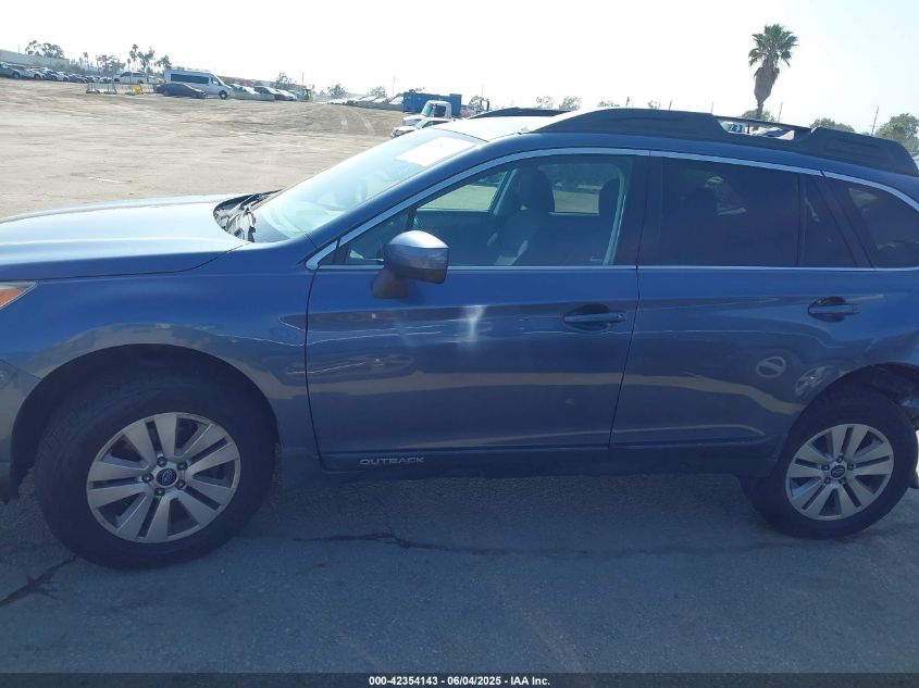 2015 Subaru Outback 2.5I Premium VIN: 4S4BSACC5F3280676 Lot: 42354143