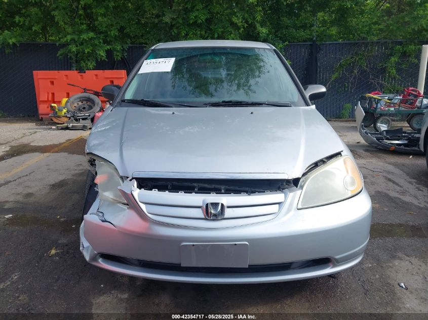 2002 Honda Civic VIN: 18GES15552L031399 Lot: 42354717