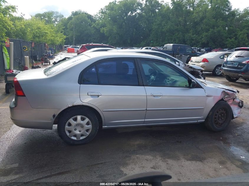 2002 Honda Civic VIN: 18GES15552L031399 Lot: 42354717