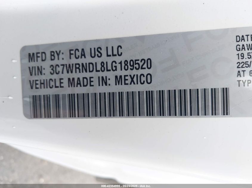 2020 Ram 5500 - 3C7WRNDL8LG189520