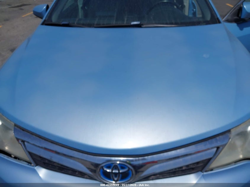2012 TOYOTA CAMRY HYBRID VIN: 4T1BD1FK8CU030786