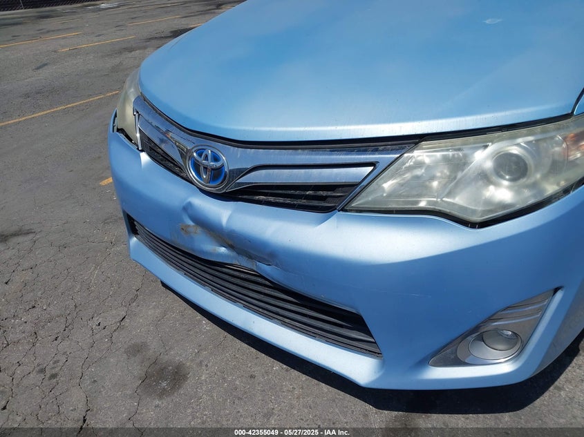 2012 TOYOTA CAMRY HYBRID VIN: 4T1BD1FK8CU030786