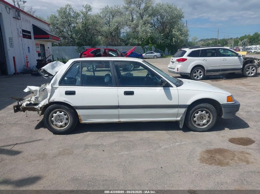 1988 Honda Civic Dx VIN: 1HGED3645JA054137 Lot: 42355089